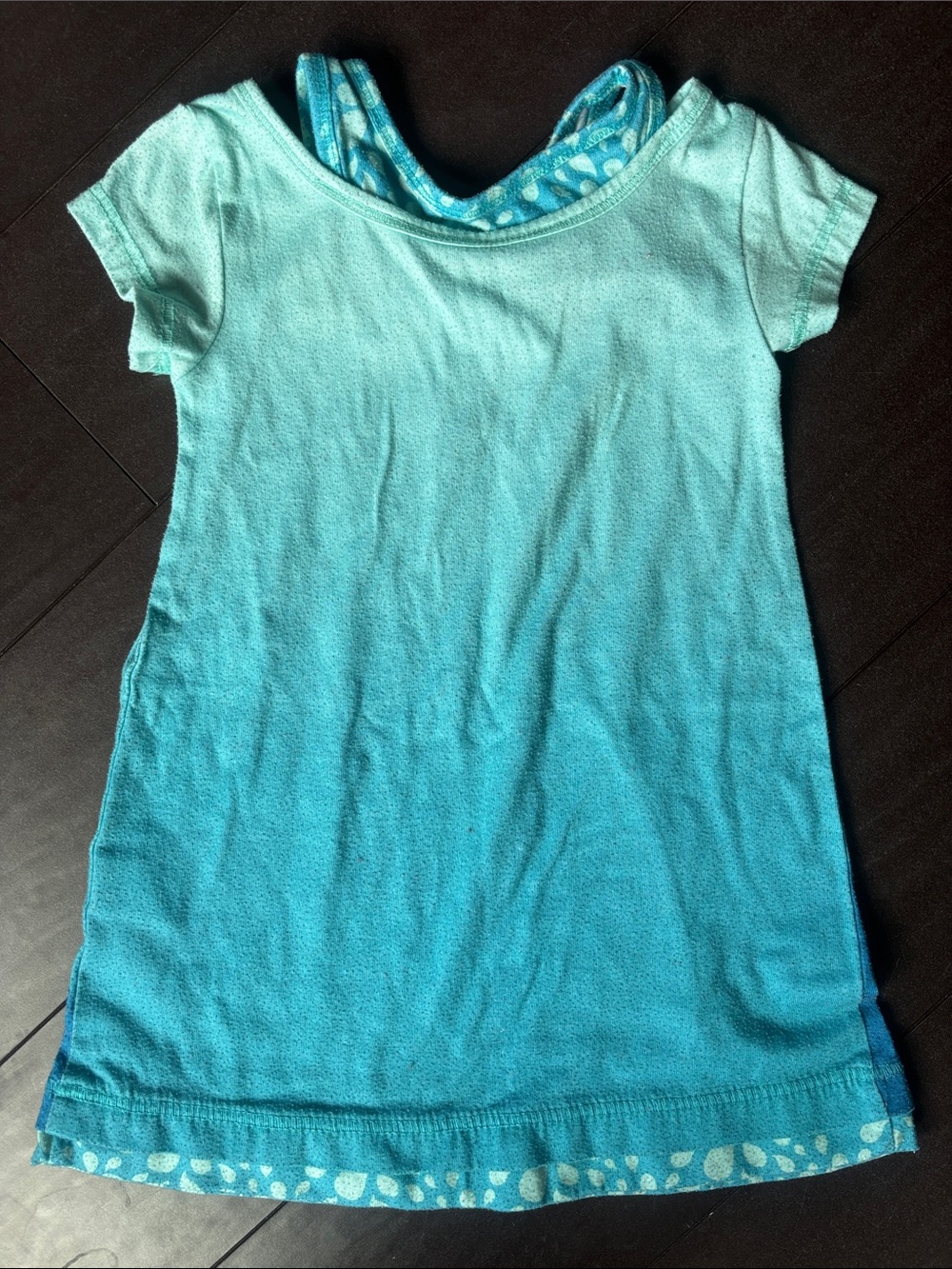 Disney Girls Ariel & Elsa Nightgowns - Teal, Blue & Gray - Picture 7 of 7